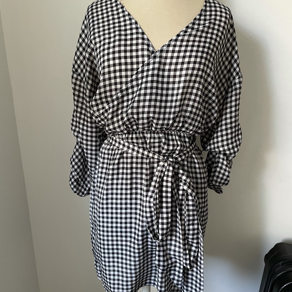 Missguided plaid dress